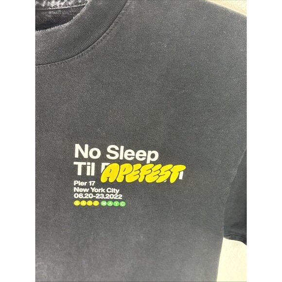 Bored Ape Yacht Club T-Shirt Acid Washed Distressed Black Men's S - Picture 9 of 13